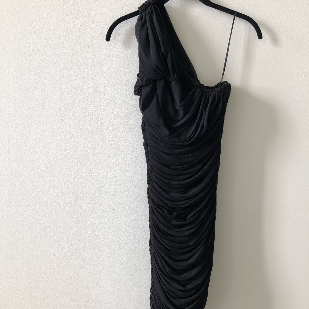 One Shoulder Fitted Dress